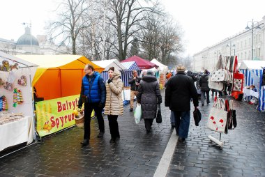 Vilnius şehirde yıllık geleneksel el sanatları Fuarı: Kaziukas Fuarı
