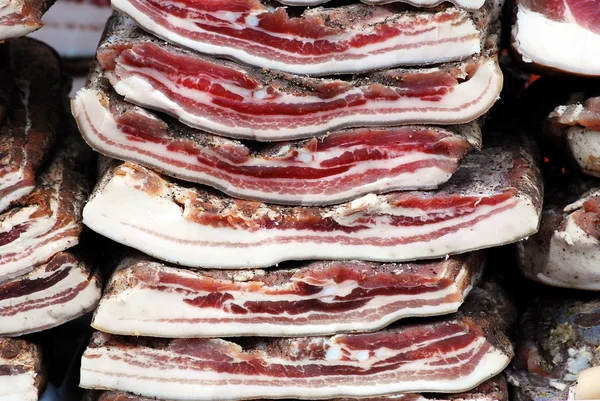 燻製豚肉 - ヴィリニュス市回伝統的工芸品フェア — ストック写真