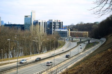 Vilnius şehir ulaşım Gelezinis Vilkas sokakta