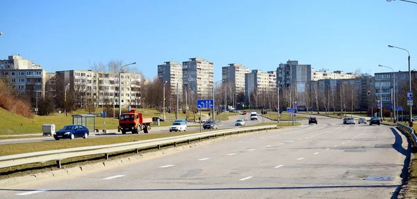 Nuove case in Vilnius città Justiniskes distretto — Foto Stock
