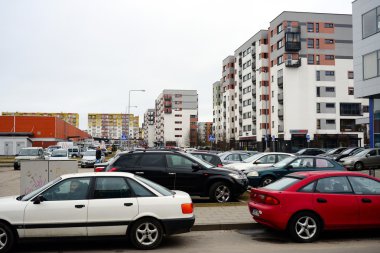 Vilnius şehir Zirmunai bölgesinde Nord şehir evleri