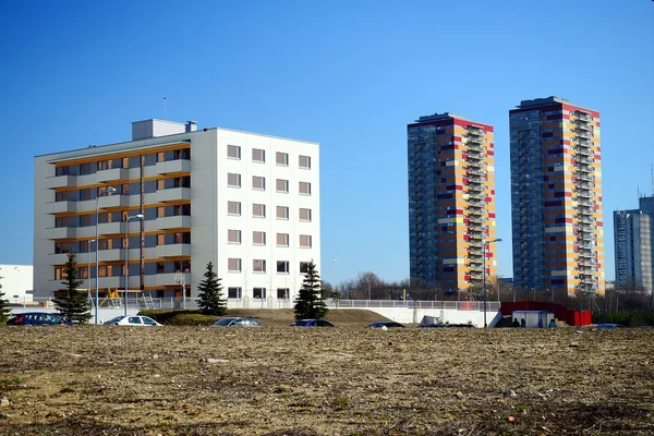 Nuevas casas en la ciudad de Vilna Justiniskes —  Fotos de Stock