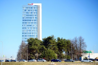 Vilnius şehir Justiniskes bölgesinde yeni evler