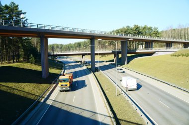 Kaunas şehir Vilnius dan karayolu en kullanılır