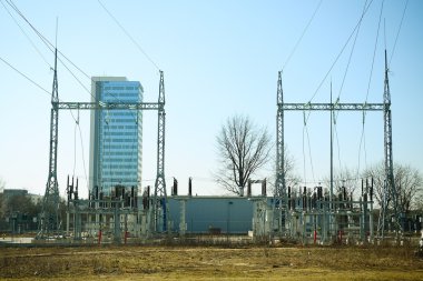Vilnius şehir Justiniskes bölgesinde elektrik enerji tesisleri