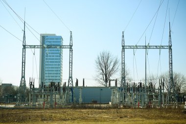 Vilnius şehir Justiniskes bölgesinde elektrik enerji tesisleri
