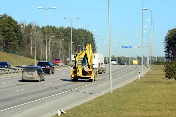 Şehrin batı tarafında şehirde Vilnius Bybass — Stok fotoğraf