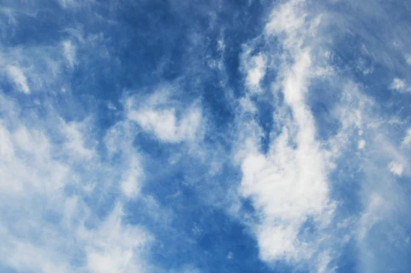 Blue sky with cloud. Closeup — Stock Photo, Image