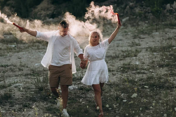 Kön Avslöjar Fest Framtida Föräldrar Kommer Att Veta Pojke Eller — Stockfoto