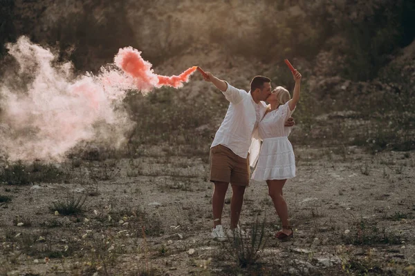 Sexo Revelar Festa Futuros Pais Saberão Menino Uma Menina Nascerão — Fotografia de Stock