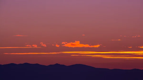 Prachtige Zonsondergang Met Fantastische Kleuren Yerevan Armenia — Stockfoto