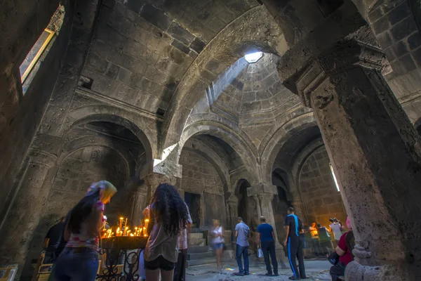 Dilijan, Armenia - 20 de agosto de 2016: Monasterio Haghartsin, siglo XIII — Foto de Stock