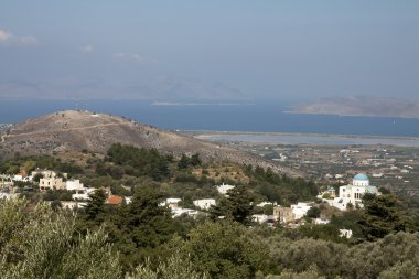 Sceneric görünümünden Zia, kos, Yunanistan