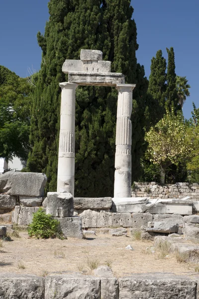 Ruínas antigas em Kos, Grecia — Fotografia de Stock