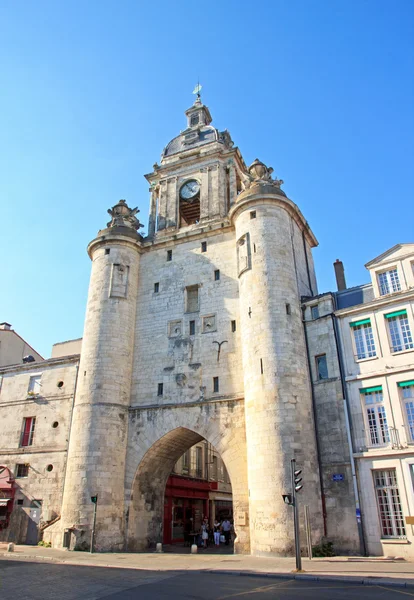 Velké hodiny z La Rochelle (Charente Maritime, Francie) — Stock fotografie