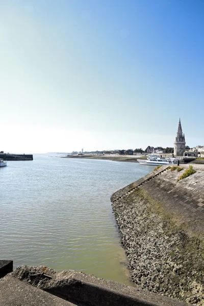 Ingang van de haven van la rochelle (Frankrijk) — Stockfoto