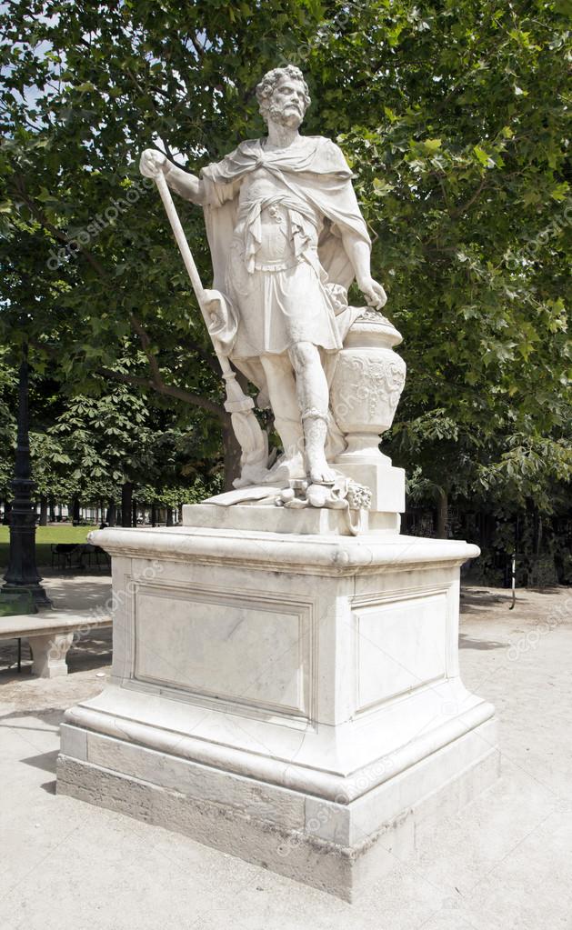 Hannibal, the Carthaginian king statue of Slodtz (1655/1726)