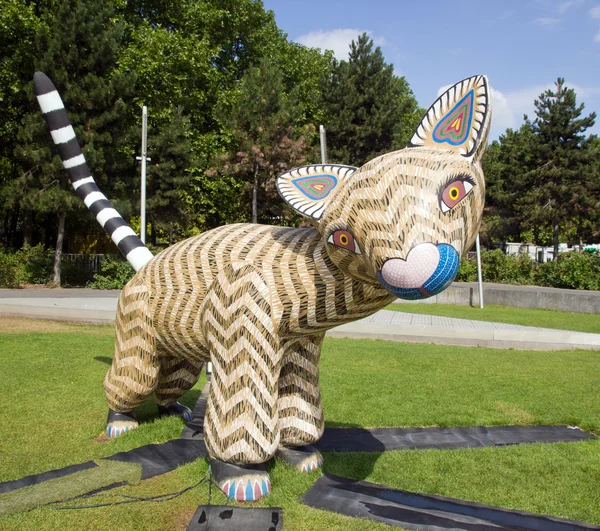 Tentoonstelling en virtueel bezoek aan Mexico. Parijs, het Parc de la Villette (Frankrijk). van 4 tot 22 juli 2015. — Stockfoto