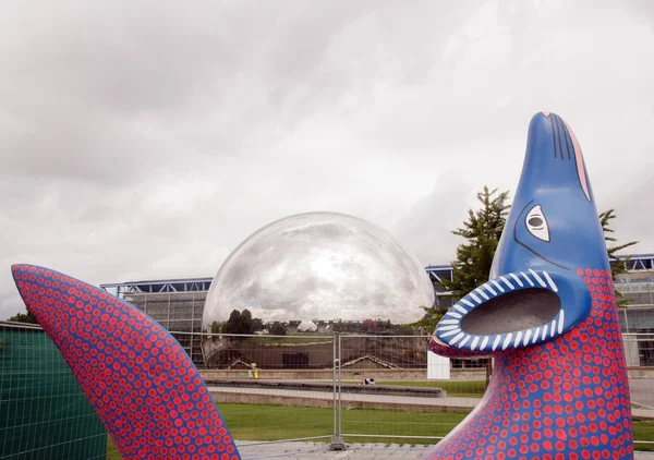 Kiállítás és Mexikó a virtuális látogatást. Párizs, a Parc de la Villette (Franciaország). 4-2015. július 22.. Jogdíjmentes Stock Fotók