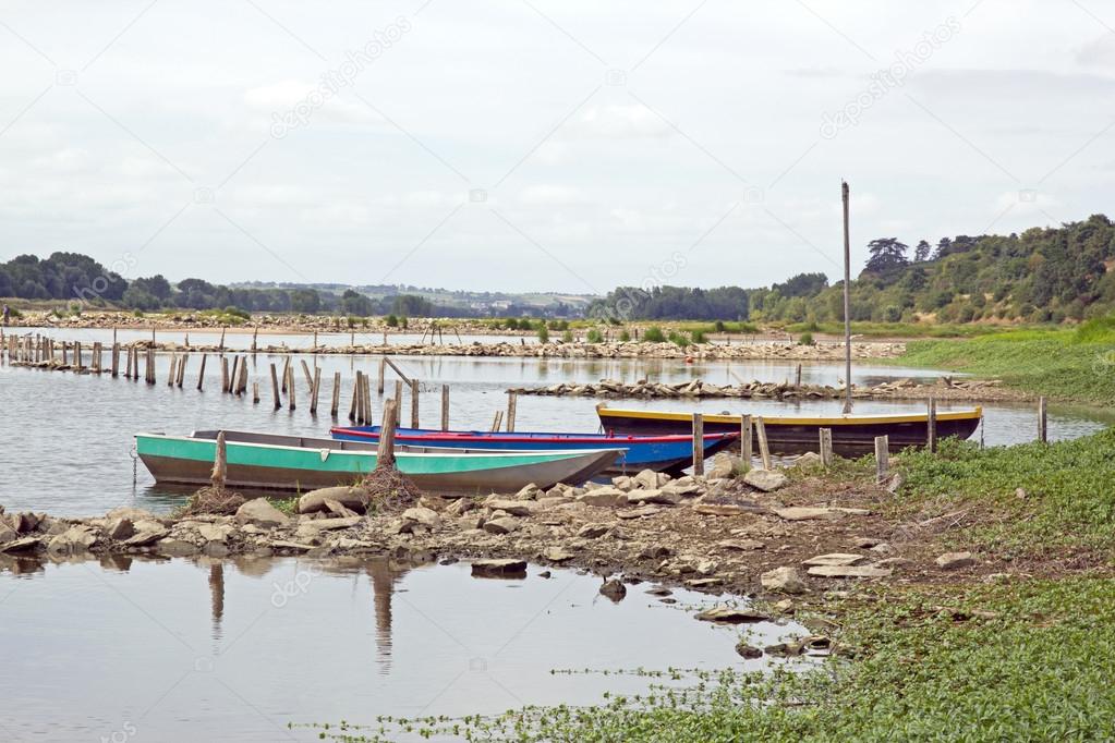 Bouchemaine, The Pointe, confluence zone of the Maine and Loire (Loire Valley France)