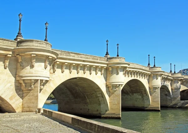 Saint-Louis bridge, in summer (Paris France). — Stock Photo, Image