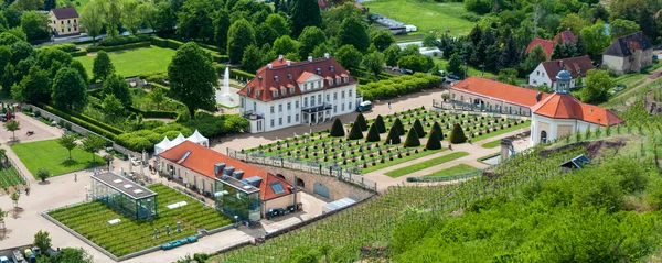 Panorama do Castelo Wackerbarth, Radebeul — Fotografia de Stock