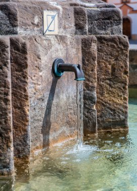 Ortaçağ çeşme, Hradec Kralove, Çek Cumhuriyeti