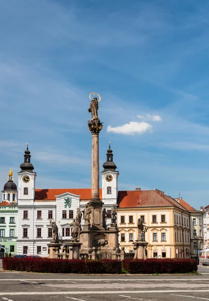 Veba sütunu, Hradec Kralove, Çek Cumhuriyeti — Stok fotoğraf