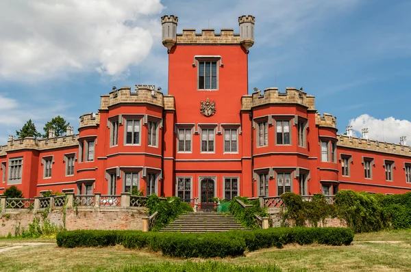 Közelebb megtekintéséhez Hradek u Nechanic Castle, Csehország — Stock Fotó