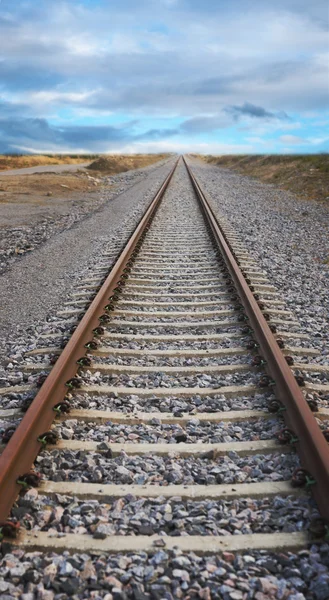 Empty railway track — Stock Photo, Image