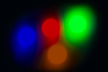 Siyah arkaplanda parlak ışıklı tasarım