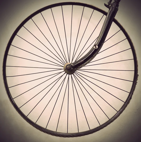 Roue de vélo antique — Photo