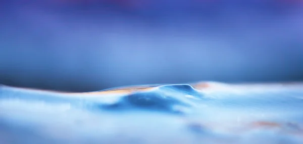 Gelo azul liso — Fotografia de Stock