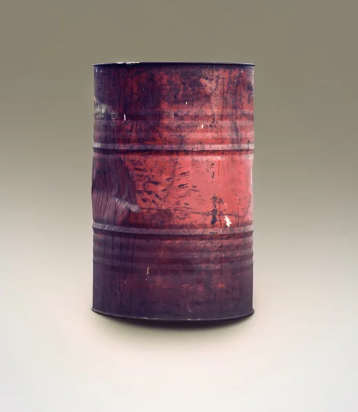 Vintage oil barrel — Stock Photo, Image