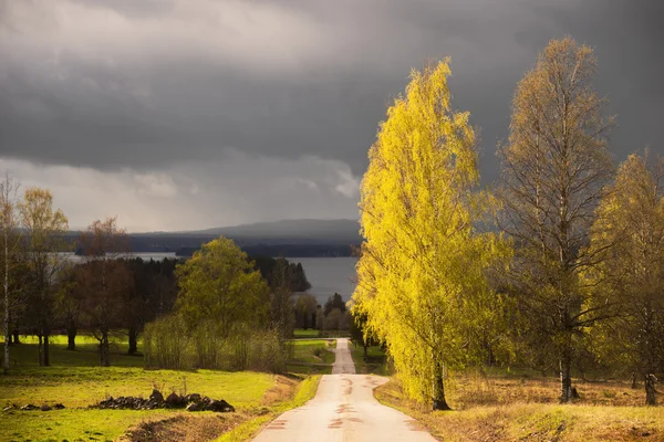 Lanskap Dalecarlia — Stok Foto