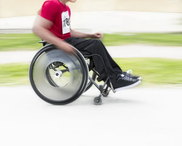 Man in wheelchair — Stock Photo, Image