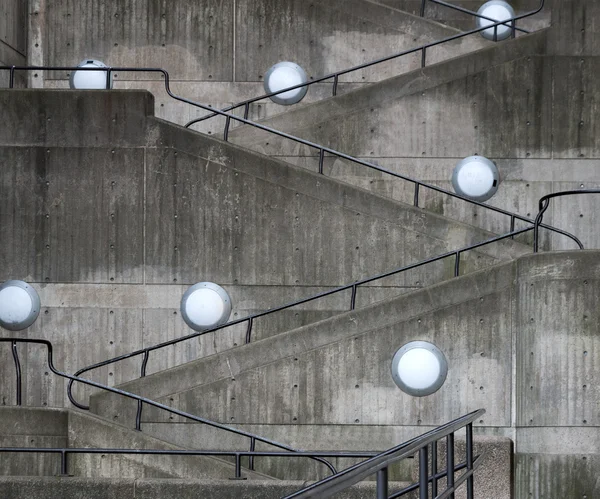 A lépcsőház betonfal — Stock Fotó