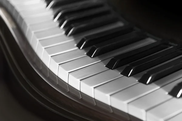 Close up of piano keyboard — Stock Photo, Image