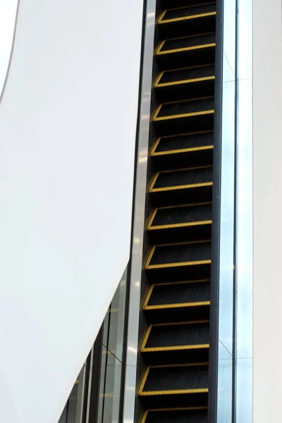 Escada Rolante Escada Movimento Metro Centros Comerciais — Fotografia de Stock