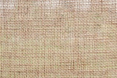 Çuval bezi açık kahverengisinin foto dokusu doğal keten kumaştan yapılmıştır.
