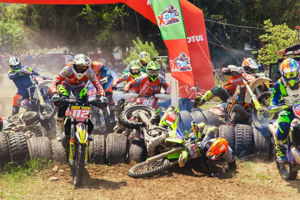 Bansko Bulgaristan Mayıs 2021 Dağ Sert Enduro Bansko 2021 — Stok fotoğraf