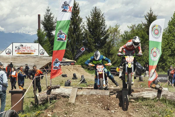 Bansko Bulgaristan Mayıs 2021 Dağ Sert Enduro Bansko 2021 — Stok fotoğraf