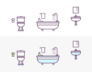banyo simgeler kümesi