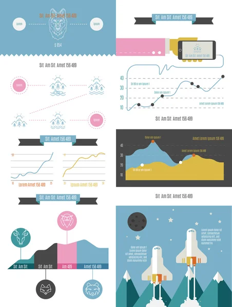 Vector infographics set — Stockvector