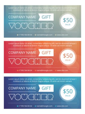 Hediye çeki şablonu