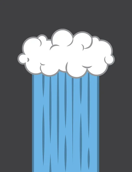 Averse de nuage — Image vectorielle