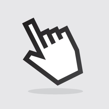 Dijital el işaretçisi kayan