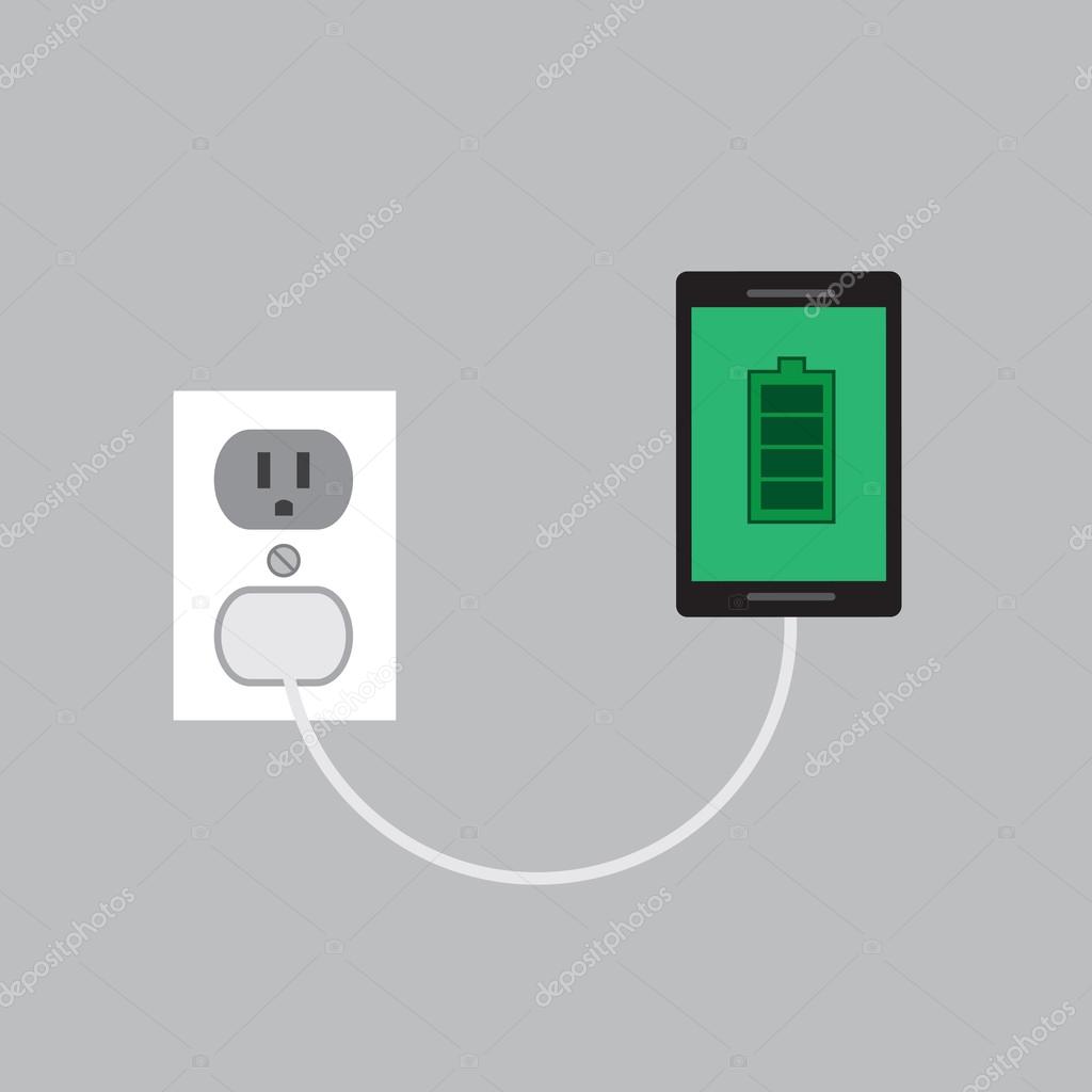 Phone Charging plug Stock Vector by ©milo827 71449399
