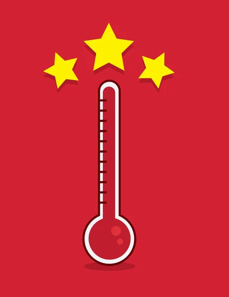 Thermometer Goal Met - Stok Vektor