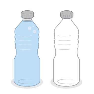 Su şişesi boş tam